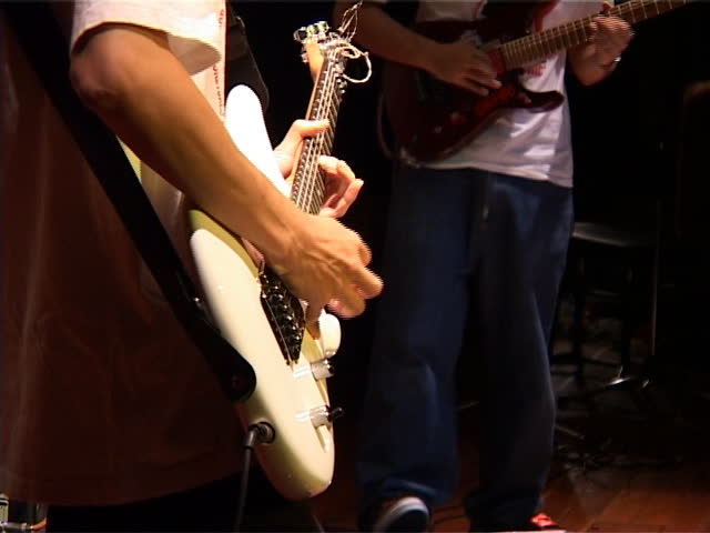 Musician Playing Guitar