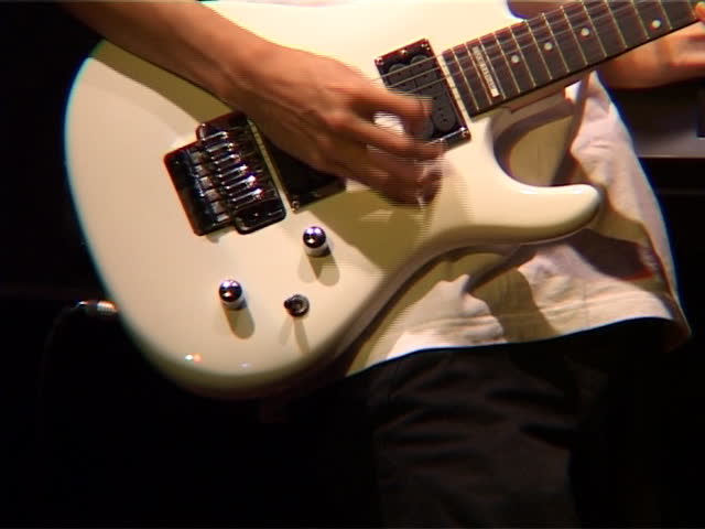 Musician Playing Guitar