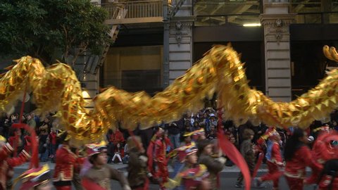 SAN FRANCISCO - FEB 11: Chinese New Year Parade on February 11, 2012 in San Francisco. 