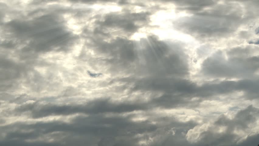 timelapse sky, dark and stormy