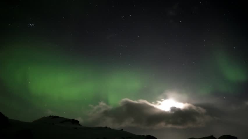 Arctic - the land of the northern lights | Shutterstock HD Video #1995248