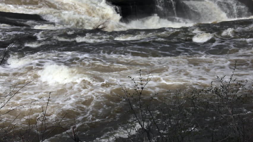 Water falls, hogs back, Ottawa, Ontario, Canada,