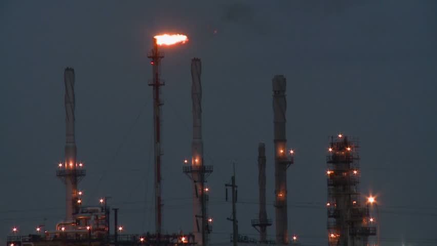 Refinery gas flare