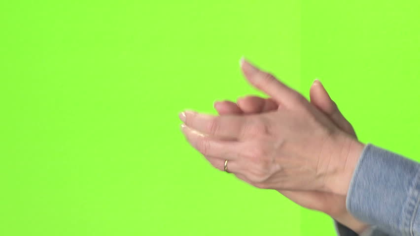 Female hand waving