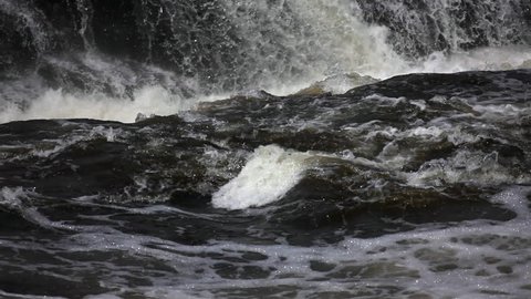 Water falls, hogs back, Ottawa, Ontario, Canada, fast shutter, spring,  small