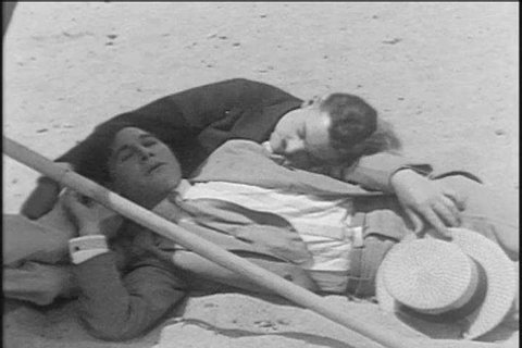 Two Women Ditch Their Sleeping Friends Stock Footage Video (100%