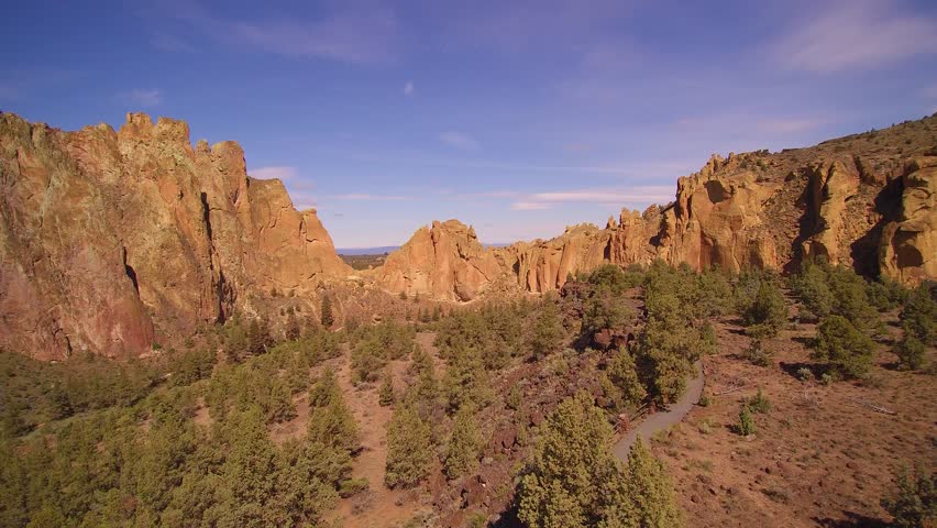 Smith Rock State Park Redmond Central Oregon Aerial Drone Footage