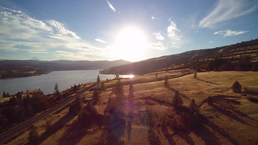 Catherine Creek State Park on the Columbia River Gorge, Washington Royalty-Free Stock Footage #19971985