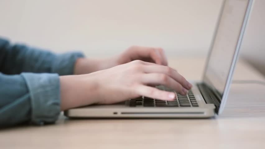 female hands working on laptop room Stock Footage Video (100% Royalty-free)  19975993 | Shutterstock