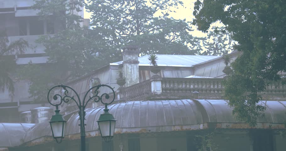 the historical places and old French buildings near "Hoan Kiem lake" located in Hoan Kiem district (old quater) on March 19 2016, the Capital of Vietnam
