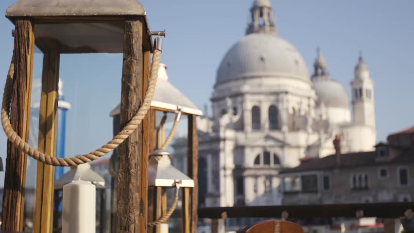 Venice, Italy; The Santa Maria della Salute.