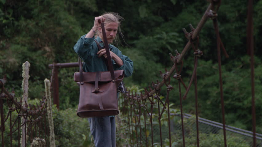Abandoned Bridge - Photographer preparing for a shoot