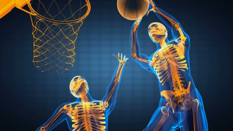 basketball game player made in 3D
