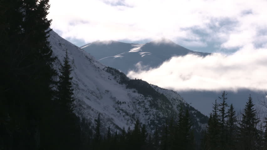 Rolling Clouds Over Alaska Mountains 2