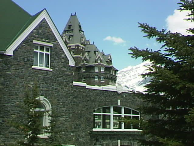 BANFF, ALBERTA, CANADA - CIRCA 2011: The Fairmont Banff Springs Hotel