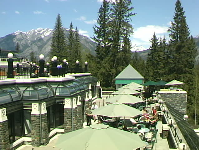 BANFF, ALBERTA, CANADA - CIRCA 2007: The Fairmont Banff Springs Hotel
