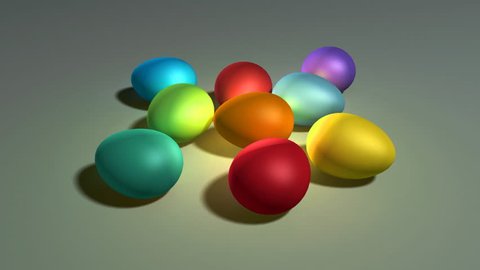colorful Easter eggs background