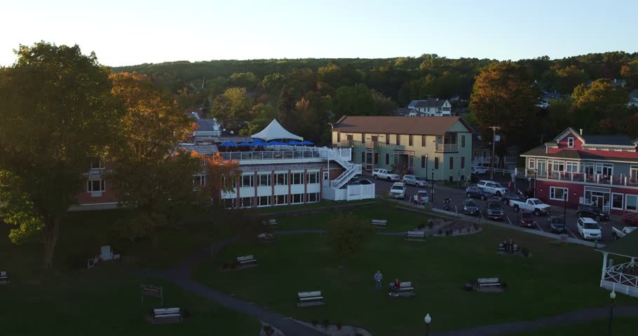 Bayfield Wisconsin Aerial Sunset_008