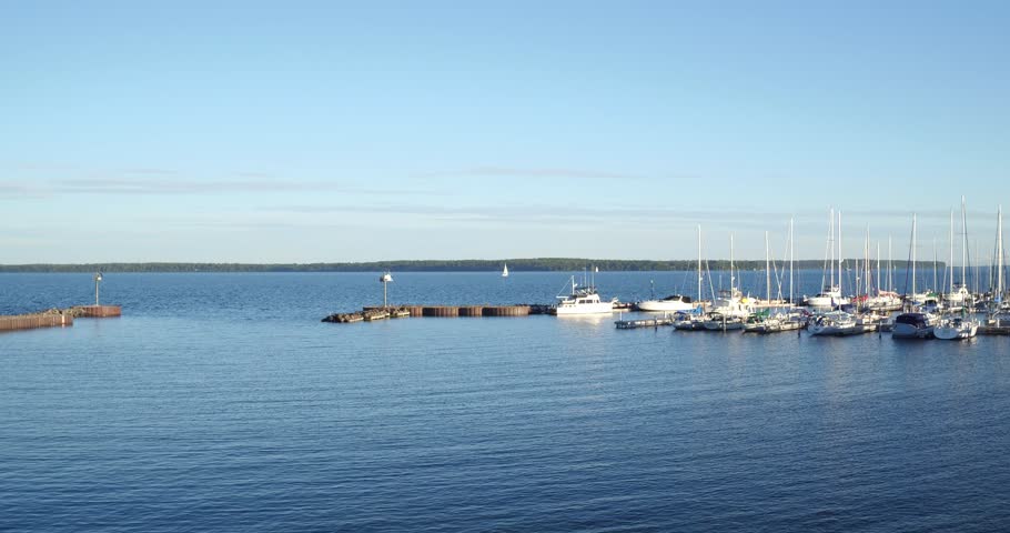 Bayfield Wisconsin Aerial Sunset_017