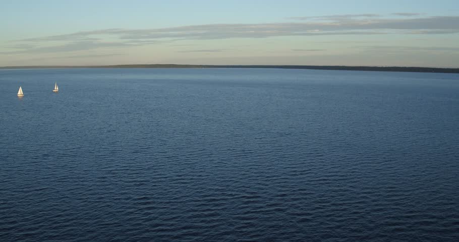 Bayfield Wisconsin Aerial Sunset_010