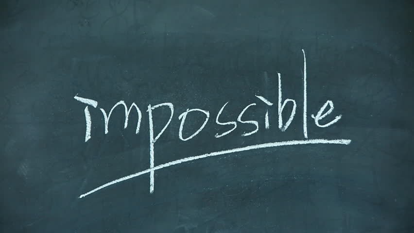 Chalk writing - Impossible and deleting im on chalkboard