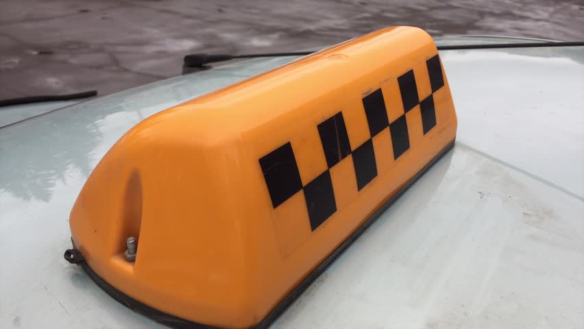 Taxi waiting for passengers