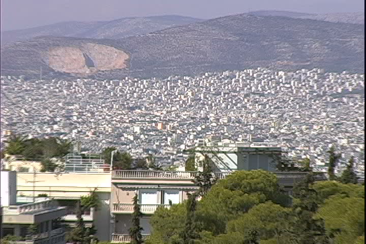 Athens during the day