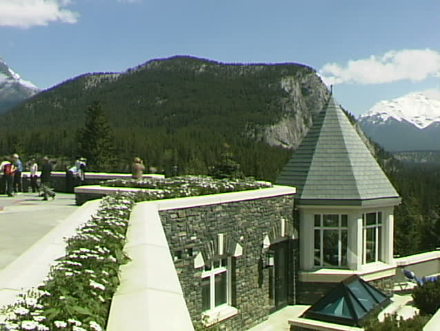 BANFF, CANADA - CIRCA 2007:  Fairmont Chateau Lake Louise in Banff