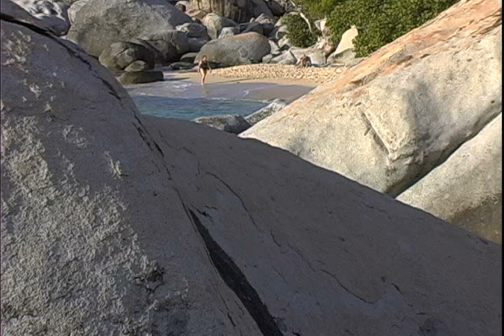 Boulders at Baths Beach, Virgin islands