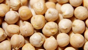 chickpeas natural product. video rotation
