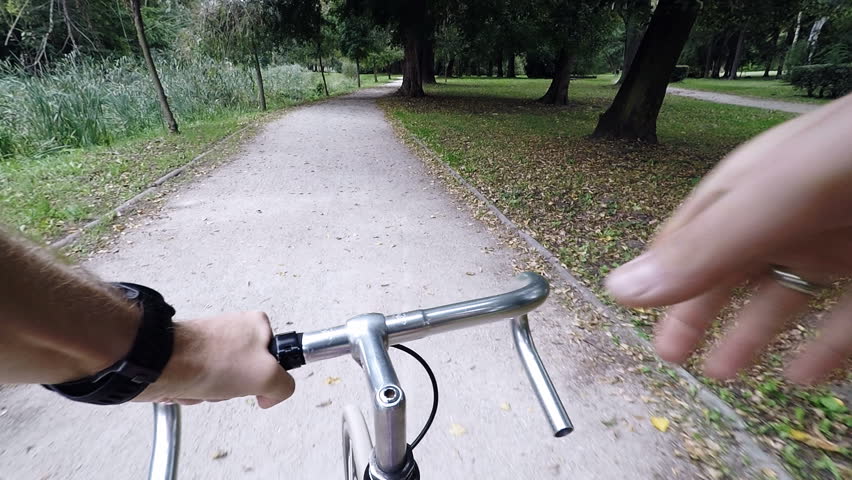 road bike on dirt