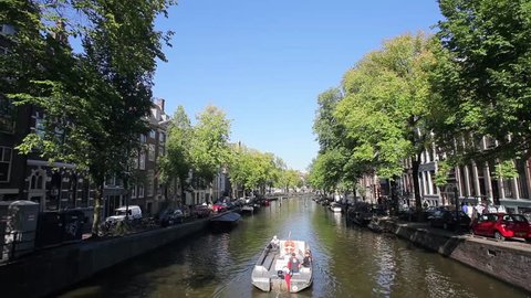 Boat canal Amsterdam
