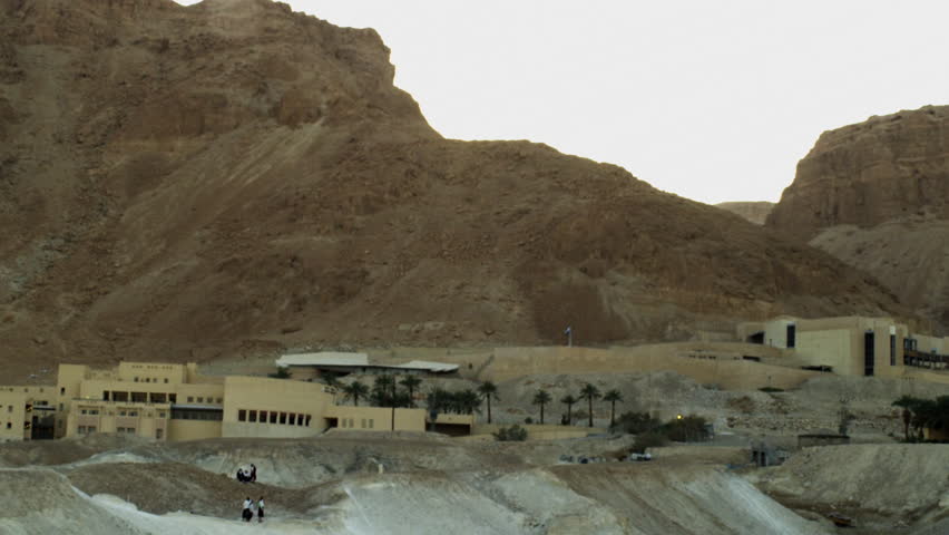 Masada area shot in Israel.