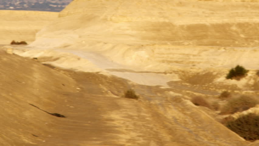 A desert landscape shot in Israel.