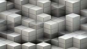 white cubes background