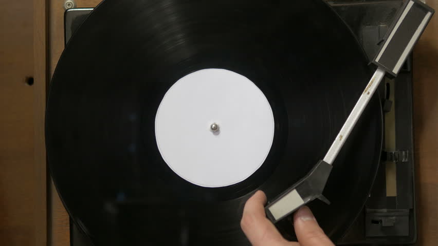 Like a spinning record. Needle for Turntable.