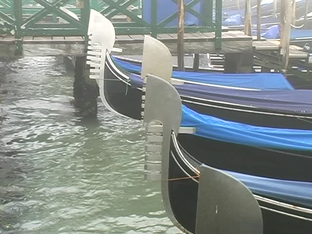 Italy, Venice, Gondolas