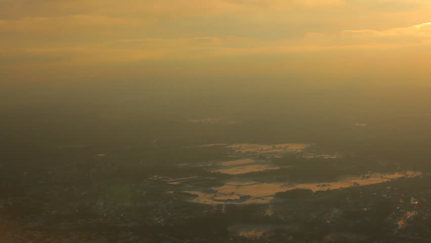 Flying Over Sunlit Lakes