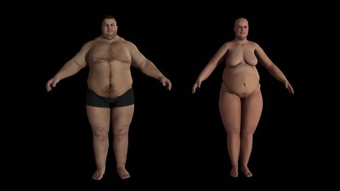 4k Simulation Of An Obese Stock Footage Video 100 Royalty Free 17553658 Shutterstock