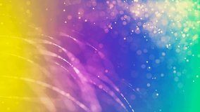 HD Loopable Background with nice colorful particles