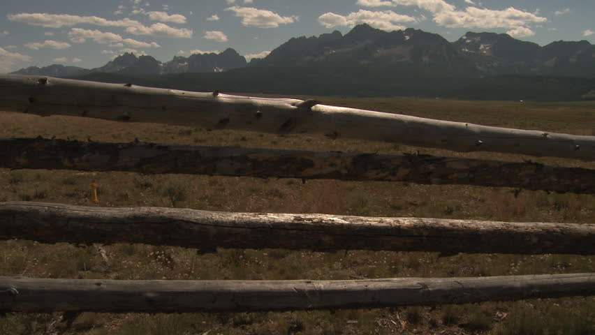Close up Fence Shot in Yellowstone National Park