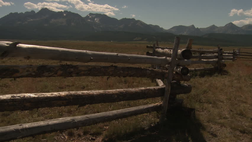 Zig-Zag Fence in Yellowstone National Park