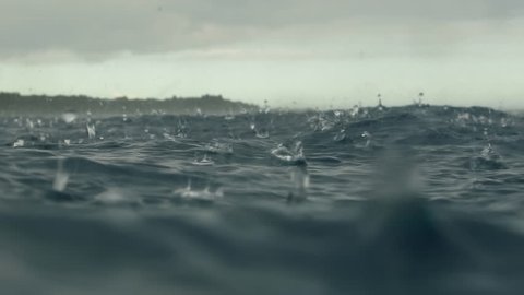 rain on the ocean