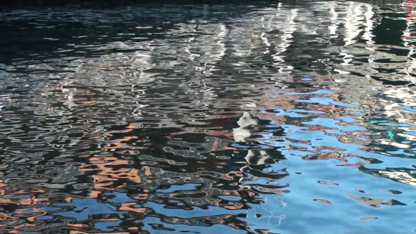 Mirror Image Reflecting off Calm Water