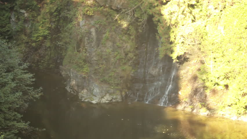 Small Waterfall into Stream