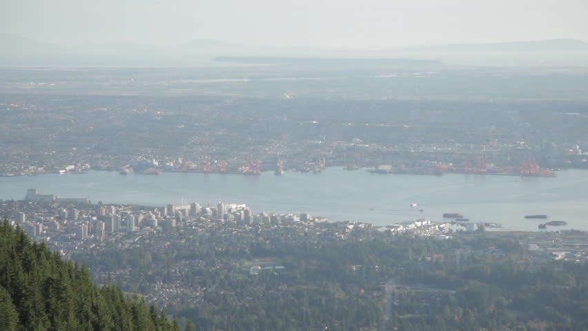 High angle of harbor, Vancouver.