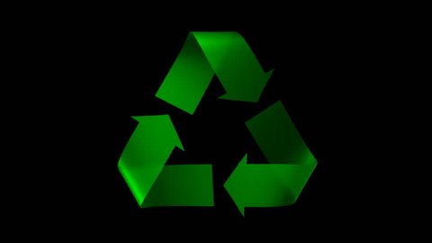 Loopable and Keyable Recycle Symbol.