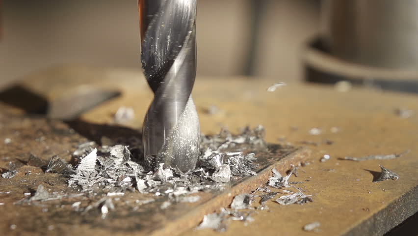 drilling through steel