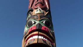 Painted totem pole - Powered by Shutterstock - Get 15% off with code: PIKWIZARD15