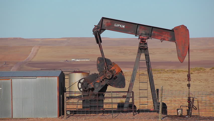 NEBRASKA, USA - CIRCA 2011; Oil Rig in Nebraska.